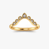 "Zephira" Round Cut 0.1 Carat Diamond Eternity Ring ET82