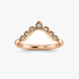 "Zephira" Round Cut 0.1 Carat Diamond Eternity Ring ET82