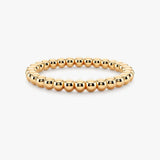 "Zev" Minimalist Beads Contemporary Eternity Ring ET79