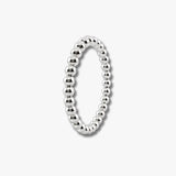 "Zev" Minimalist Beads Contemporary Eternity Ring ET79