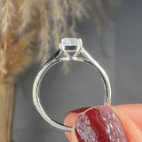 "Ziven" 0.66 Carat Asscher Cut Natural Diamond Solitaire Engagement Ring MDC762
