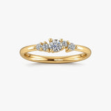 "Zoi" Irregular Round Brilliant 0.50ct Diamonds Eternity Ring ET5