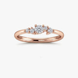 "Zoi" Irregular Round Brilliant 0.50ct Diamonds Eternity Ring ET5