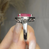 "Zorin" Ruby 3.3 Carat Pear Cut Lab Grown Diamond Engagement Ring HR895 HEERA DIAMONDS