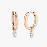 "Zoya" 0.26 CT Diamond Drop & Trilogy Earrings