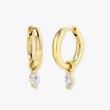 "Zoya" 0.26 CT Diamond Drop & Trilogy Earrings