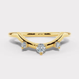 "Zyna" Centre Dip 0.20ct Diamond Eternity Ring ET12