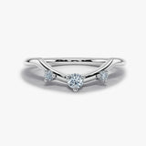 "Zyna" Centre Dip 0.20ct Diamond Eternity Ring ET12