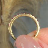 "Zyvara" Pink 2 Carat Natural Diamond Half Eternity Ring HR204 HEERA DIAMONDS