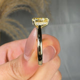 "Zyveris" Yellow 1.06 Carat Pear Cut Solitaire Diamond Engagement Ring HLR443 HEERA DIAMONDS