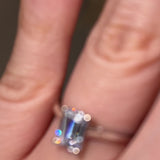 "Daphne" Solitaire Emerald Cut Diamond Engagement Ring SSEC07