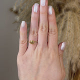 Helen 2 Carat Cushion Cut Cognac/Brown Diamond Pave-set Diamond Band