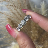 "Resie" Claw Set 2.5ct Diamond Round Shaped  Eternity Ring