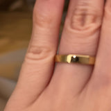 3mm Band Flat Court Wedding Ring
