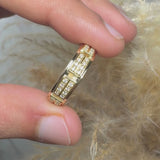 0.20 Carat Diamond Set Men's Wedding Band