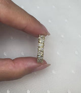 "Mirage" 3 Carat 18K Yellow Gold Eternity Ring