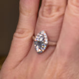 "Ashley" Halo Marquise Cut Engagement Ring HAMC02