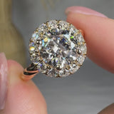 "Valissea" 2.21 Carat Round Cut Lab Grown Diamond Engagement Ring HLR481