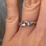 "Zoi" Irregular Round Brilliant 0.54ct Diamonds Eternity Ring ET5