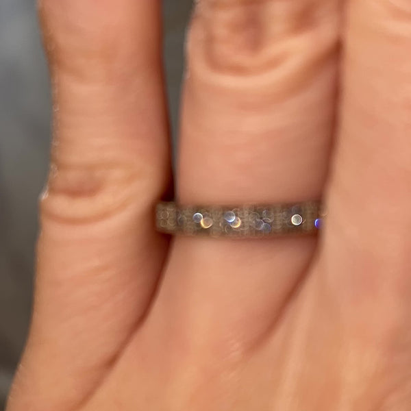 "Althea" Vintage Half Eternity Diamond Ring ET1