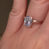 "Poppy" Solitaire Oval Brilliant Cut Diamond Engagement Ring SSOC05