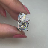 "lov"4 Carat Toi et Moi Platinum Engagement Ring SS2S02