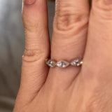 "Rhea" Marquise Row 0.80ct Diamond Half Eternity Ring ET6