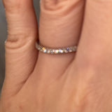 "Immy" Irregular Subtle Shaped 0.40ct Diamond Eternity Ring ET39