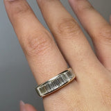 "Aurelle" 1.50 Carat 6mm Band Width Baguette Channel Set Eternity Ring