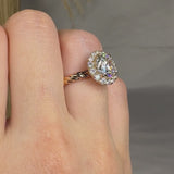 "Valissea" 2.21 Carat Round Cut Lab Grown Diamond Engagement Ring HLR481