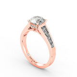 LUISA - Diamond Engagement Ring in Rose Gold - HEERA DIAMONDS