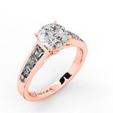 LUISA - Diamond Engagement Ring in Rose Gold - HEERA DIAMONDS