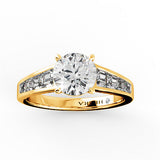 LUISA - Diamond Engagement Ring in Yellow Gold - HEERA DIAMONDS