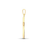 9ct Yellow Gold Diamond Cross - HEERA DIAMONDS