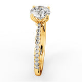 Afsana Halo Engagement Ring - HEERA DIAMONDS