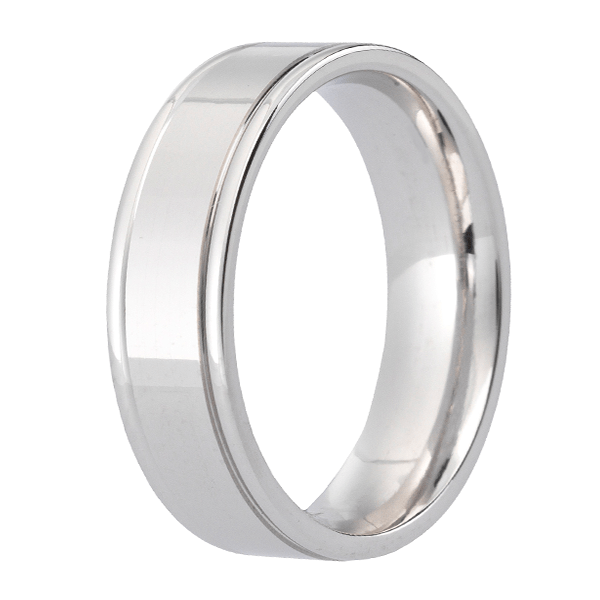 Traditional Court Mens Wedding band in a Comfort fit. - HEERA DIAMONDS