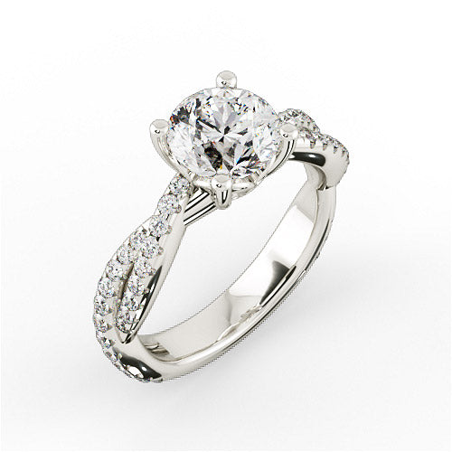 Delfi Halo Engagement Ring - HEERA DIAMONDS