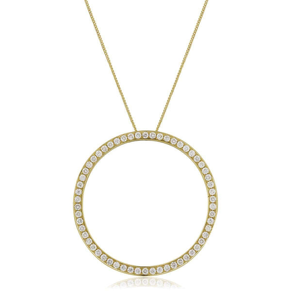 DIAMOND CIRCLE OF LIFE PENDANT - HEERA DIAMONDS