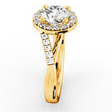 Dolca Halo Engagement Ring - HEERA DIAMONDS