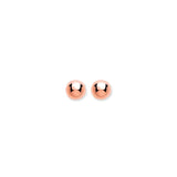 Rose Gold Ball Studs - HEERA DIAMONDS