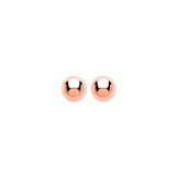 Rose Gold Ball Studs - HEERA DIAMONDS