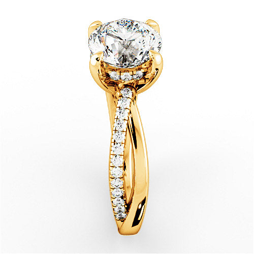 Sacha Halo Engagement Ring - HEERA DIAMONDS