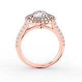 Shanaya Halo Engagement Ring - HEERA DIAMONDS