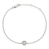 Single Diamond Chain Bracelet - HEERA DIAMONDS