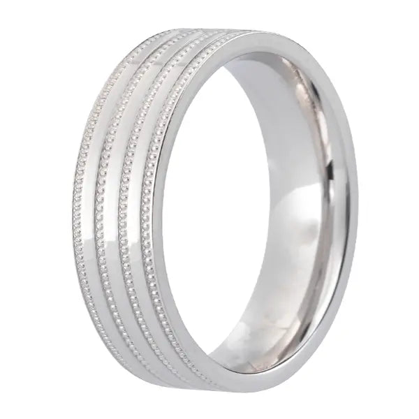 Traditional Court Mens Wedding band in a Comfort fit. - HEERA DIAMONDS