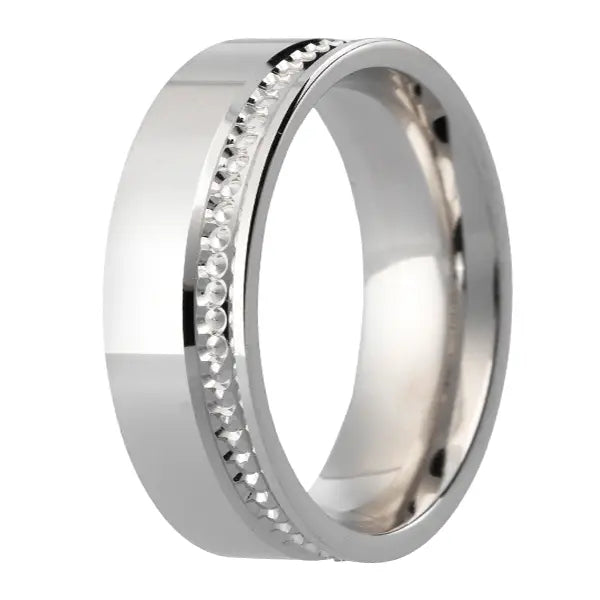 Traditional Court Mens Wedding band in a Comfort fit. - HEERA DIAMONDS