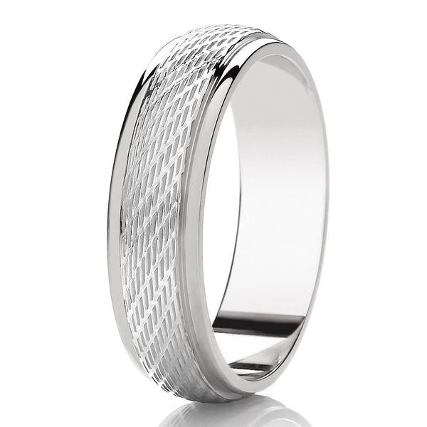 Traditional Court Mens Wedding band in a Comfort fit. - HEERA DIAMONDS