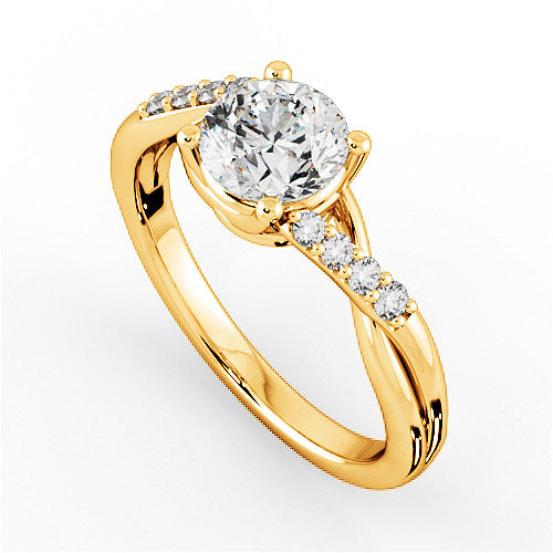Uri Halo Engagement Ring - HEERA DIAMONDS