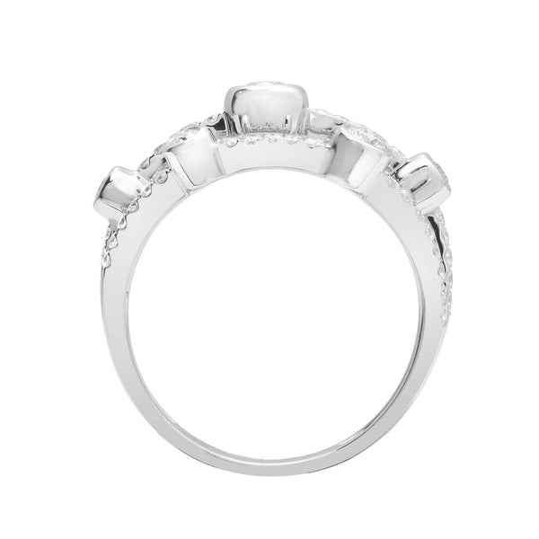 18ct White 0.85ct Diamond Ring - HEERA DIAMONDS