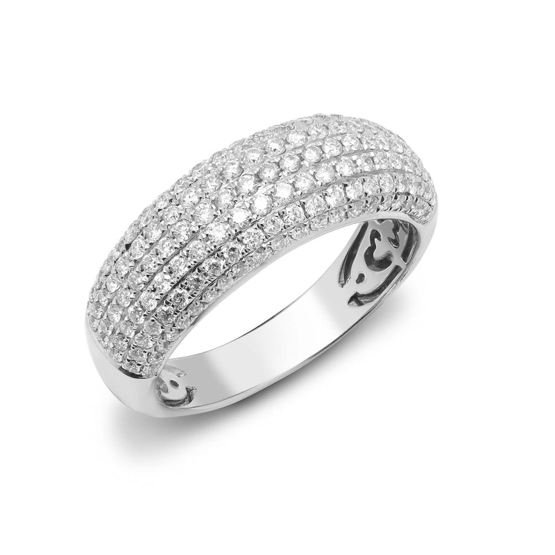 18ct White 1.00ct Diamond Bombay Ring - HEERA DIAMONDS